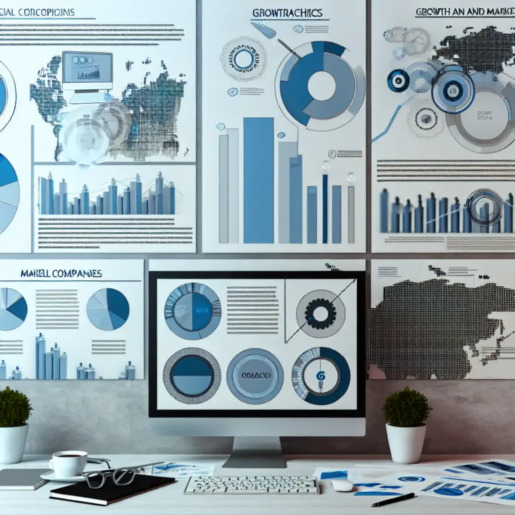 Infografika przedstawiająca trendy rozwoju biznesu